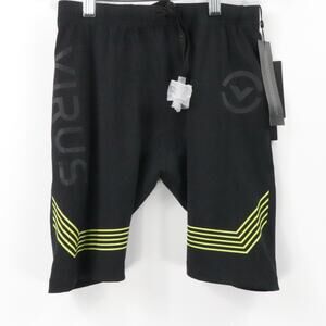 Virus Shorts Mens Small Black Tempo Tech V2 Compression MMA Training